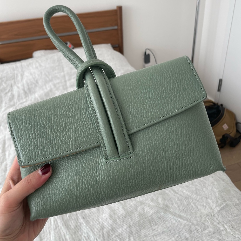 Italian leather handbag.